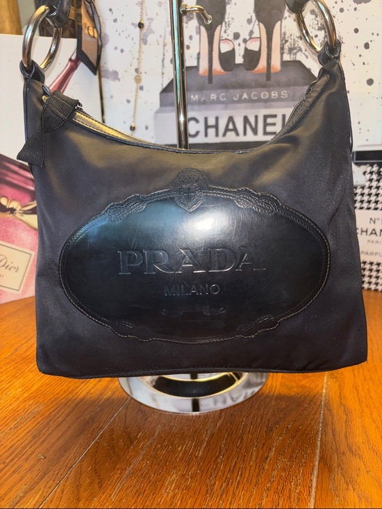 Prada Handbags - Prada Vintage Tessuto Nylon Shoulder Bag COA